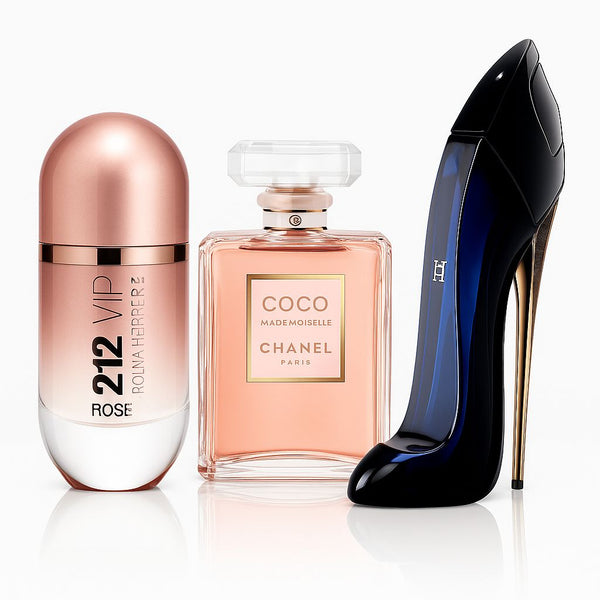 ✨ Trío – Good Girl, Coco Mademoiselle Intense & 212 VIP Rosé 🏆